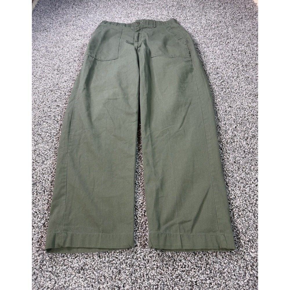 Vintage U.S. Army OG-507 Utility Trousers Men's Size 32x31 Green